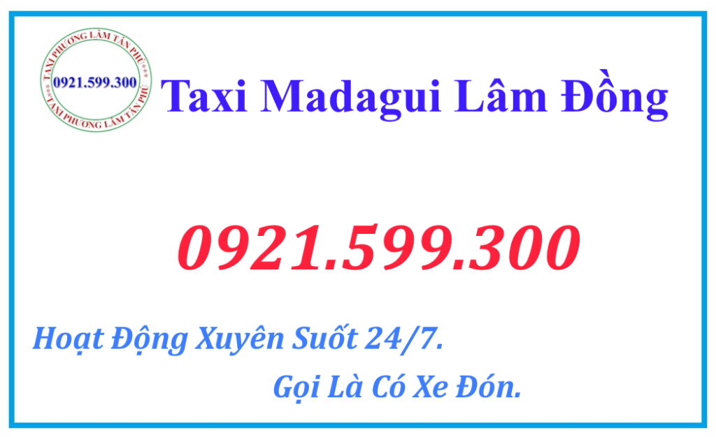 taxi madagui lâm đồng