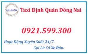 taxi định quán đồng nai